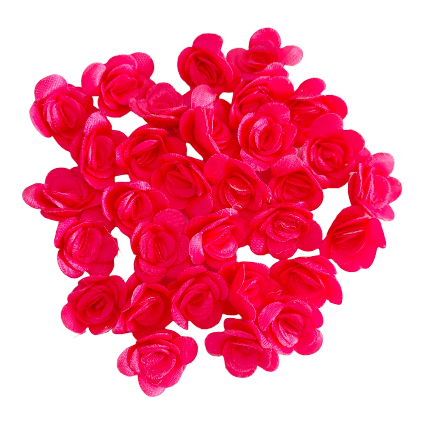 Decorative Artificial Mini Rose Fabric Flower for Decor Craft or Textile - 11132