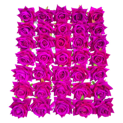 Decorative Artificial Rose Fabric Flower Head for Decor Craft or Textile
