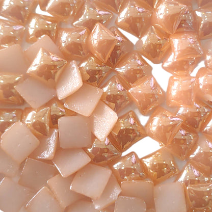 Shiny Half Cut Stone Beads: Elevate Your Craft and Decor!