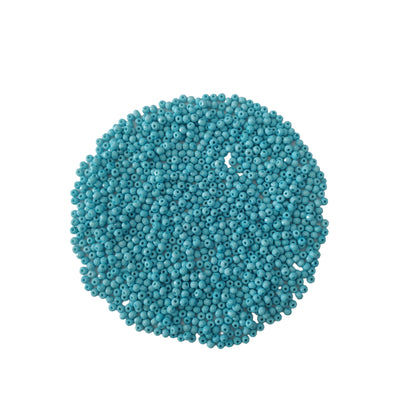Indian Petals - Tyre shape ABS Colored Beads Ideal for Jewelry designing Craft or Decor Tyre shape ABS Colored Beads Ideal for Jewelry designing Craft or Decor - 8mm / Deep Sky Blue / 100 Grams