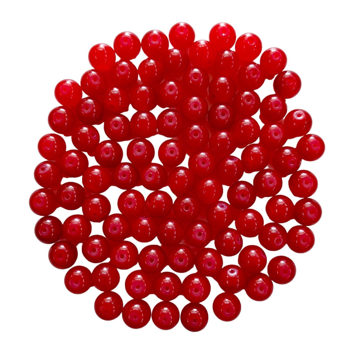 Plain round Glass Color Bead For Craft, Rakhi making or Decoration -11725
