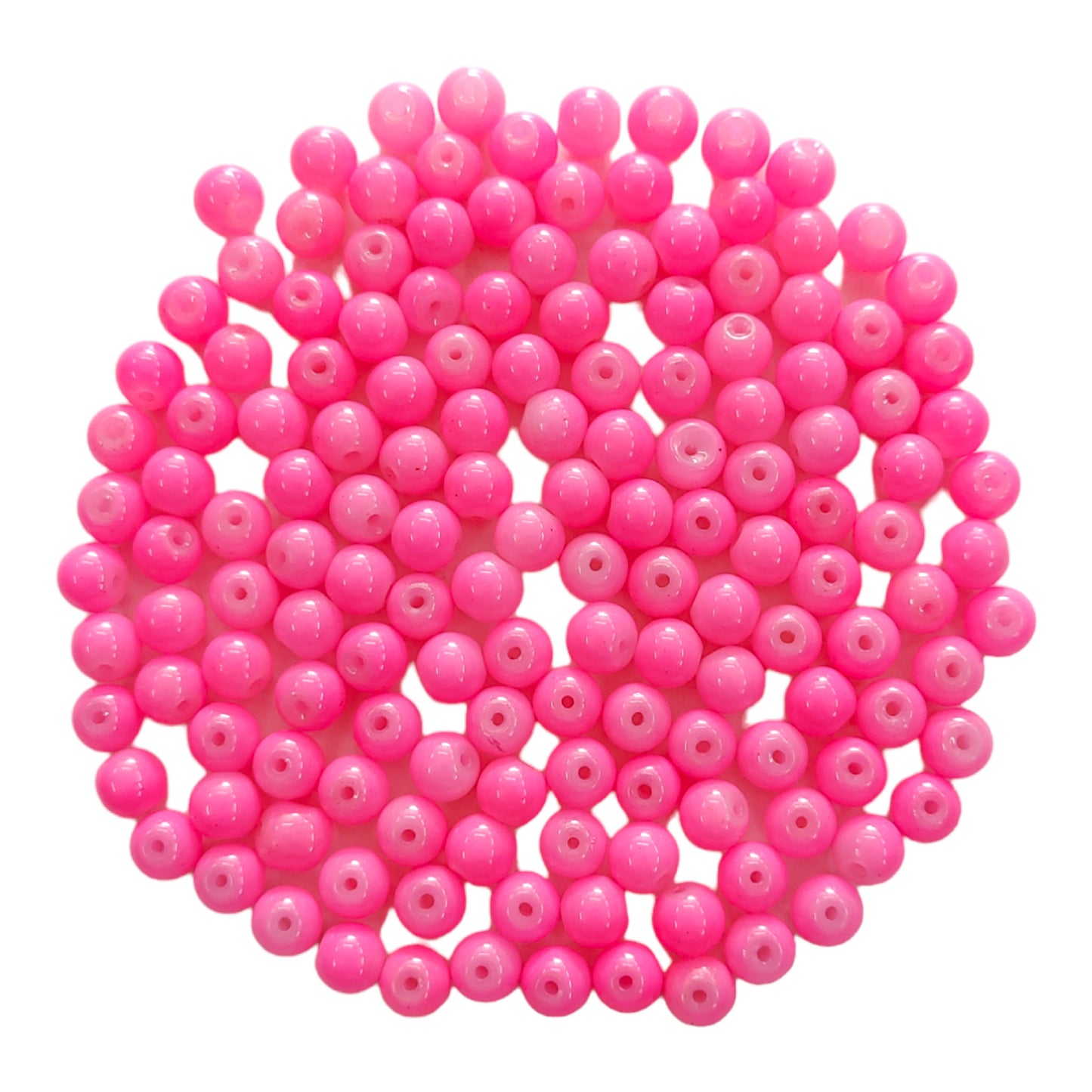 Indian Petals Plain round Glass Color Bead For Craft, Rakhi making or Decoration -11725