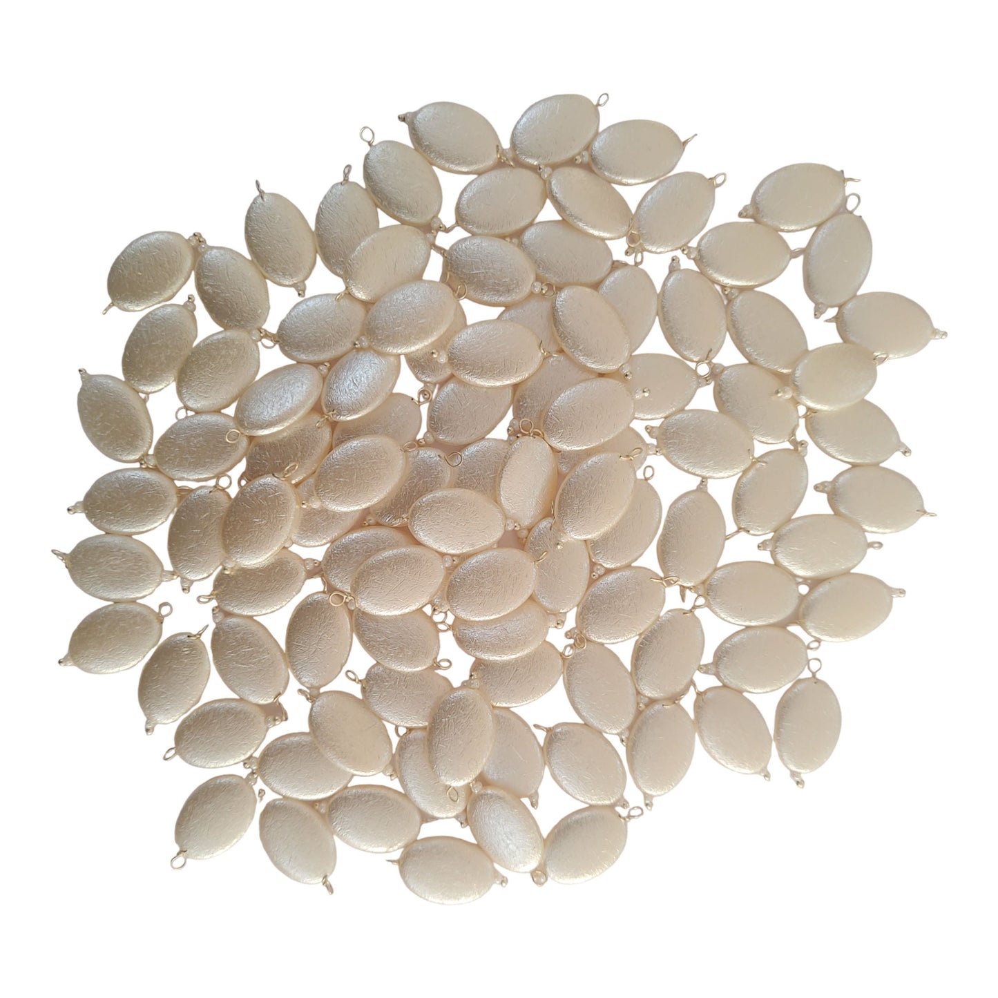 Indian Petals Colored ABS Seed Shaped Beads Ideal for Jewelry designing, Craft Making or Decor