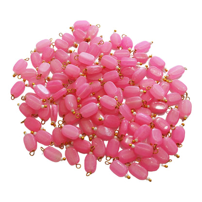 Indian Petals color-glass-bead-with-pipe-tassel-for-craft-11762