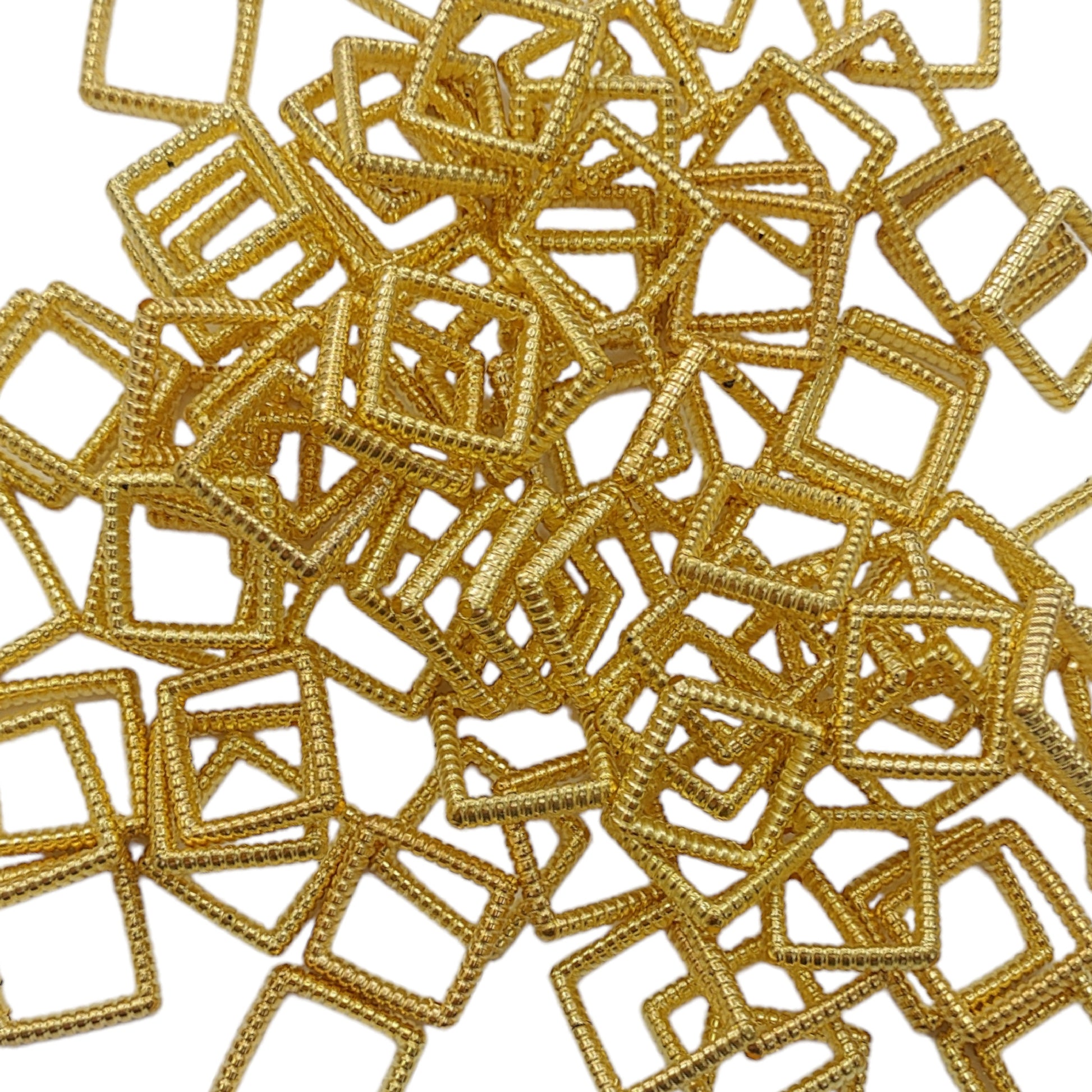 CCB Square Shape Motifs: Perfect for Crafting, Decor, and Jewelry Making - 12mm & 22mm 