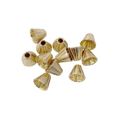 Indian Petals Gota Cona Cap Motif for Rakhi, Jewelry making, Craft or Decor