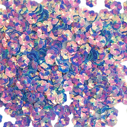 Multicolor Metallic Floral Sequin Sitara Motif for Jewellery Making, Art-Craft, or Decor, 125 Gram, Mix, 7100 Pcs (APX)