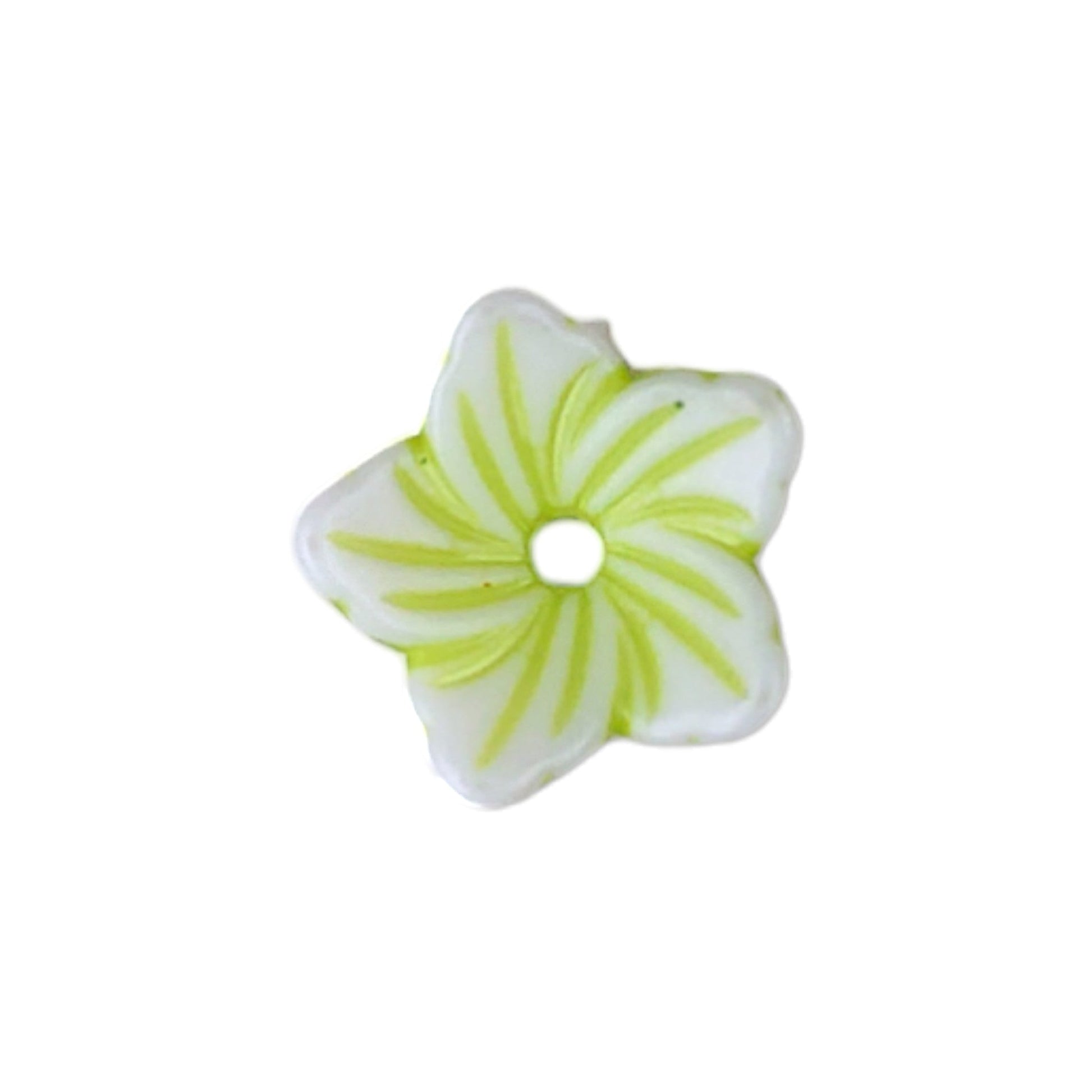 Indian Petals 12mm Small Acrylic Pastel Color Flower For Craft Or Decoration