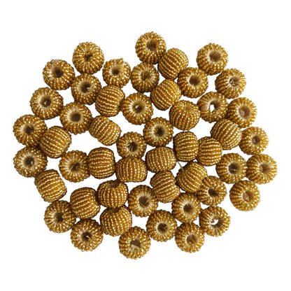 Indian Petals Cheed Ball Motif for Rakhi, Jewelry making, Craft or Decor, 16mm
