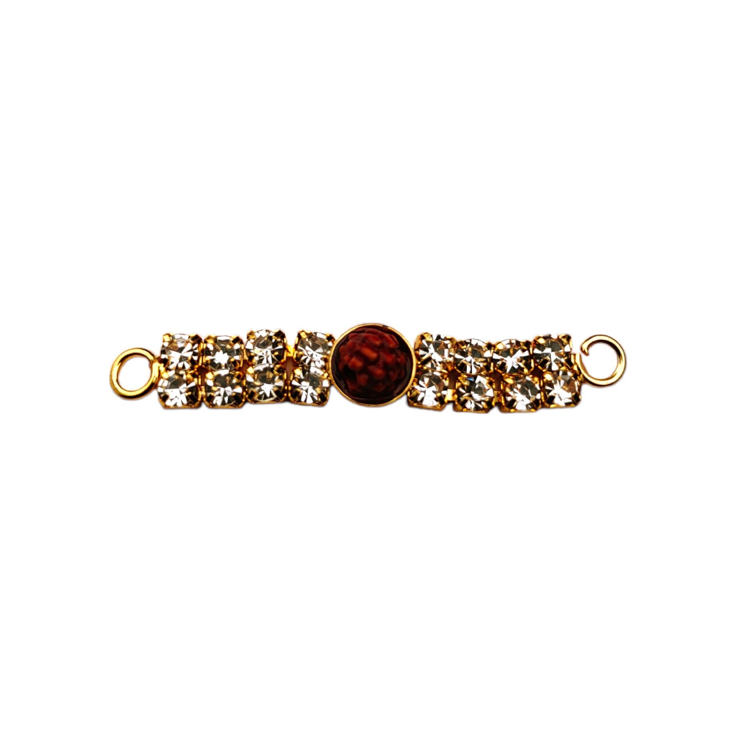 Rinstone Rudraksha Bracelet Motif for Crafting or Decoration, Jewellery Making