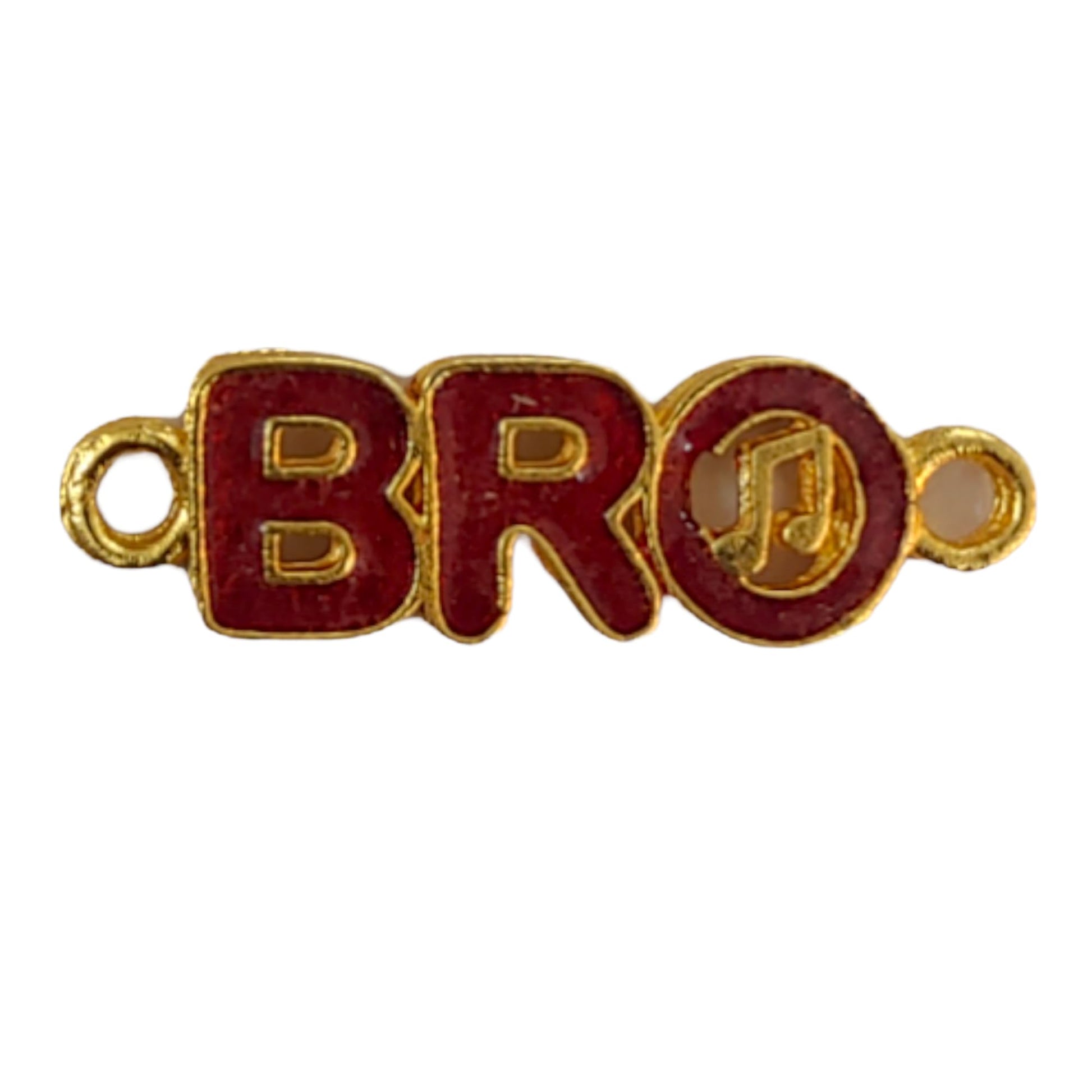 Bro, Bhai, Brother Name Multi Design Metal Motif For Craft, Decor, Rakhi or Jewelley Making, Mix Pack, (50 Pcs Each Design 10 Pcs)