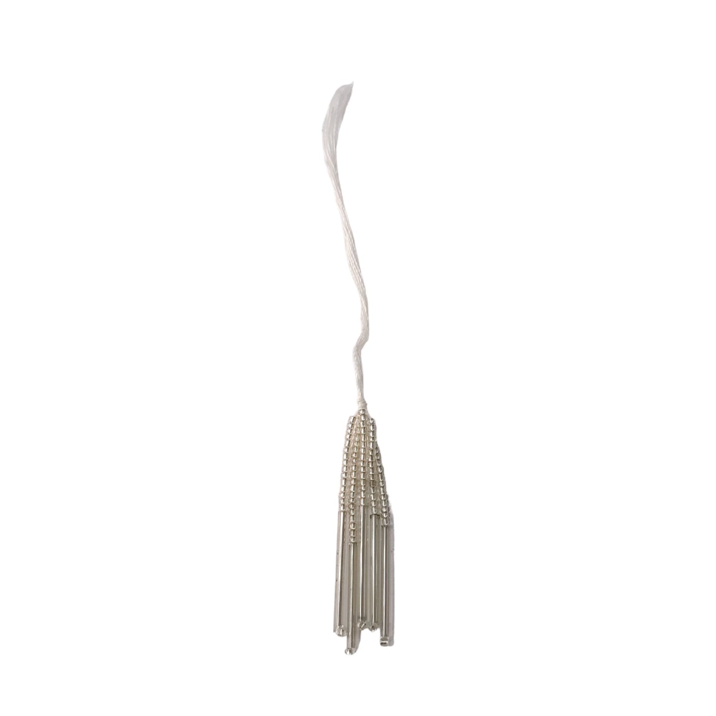 Cheed Beads Glass Tube Light Tassel for Decoration Or Craft