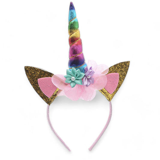 Colorful Unicorn Hair-Band For  Kids - Boy and Girl | Birthday Party, Event - 2 Pcs