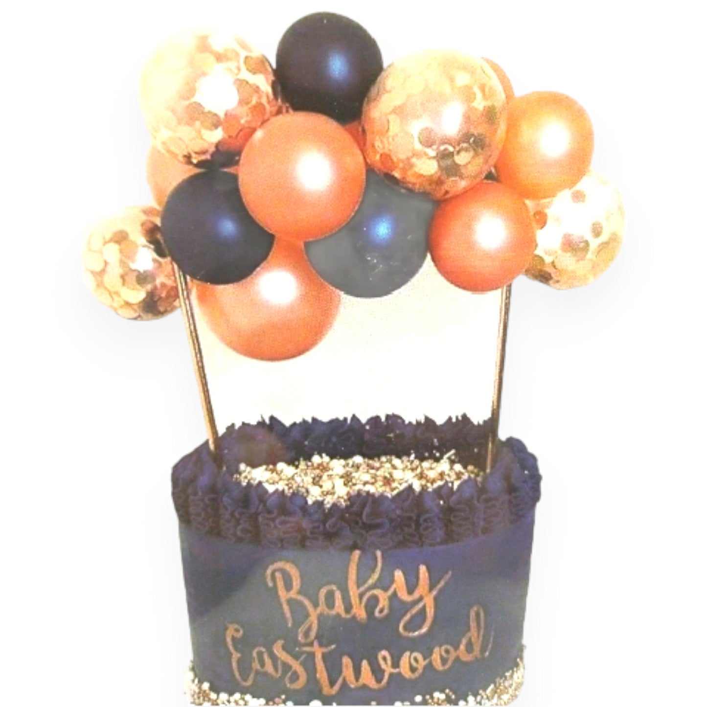 Latex Balloon Cake Topper Set For Cake Decoration, Party Celebration