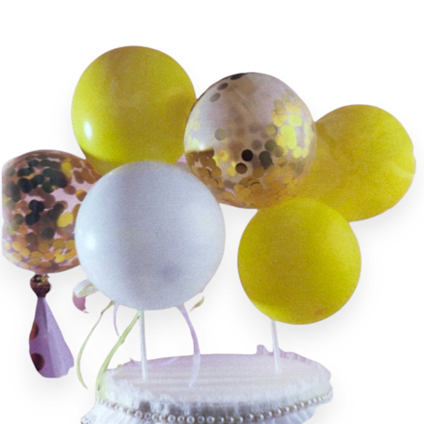 Latex Balloon Cake Topper Set For Cake Decoration, Party Celebration - Birthday cake Topper