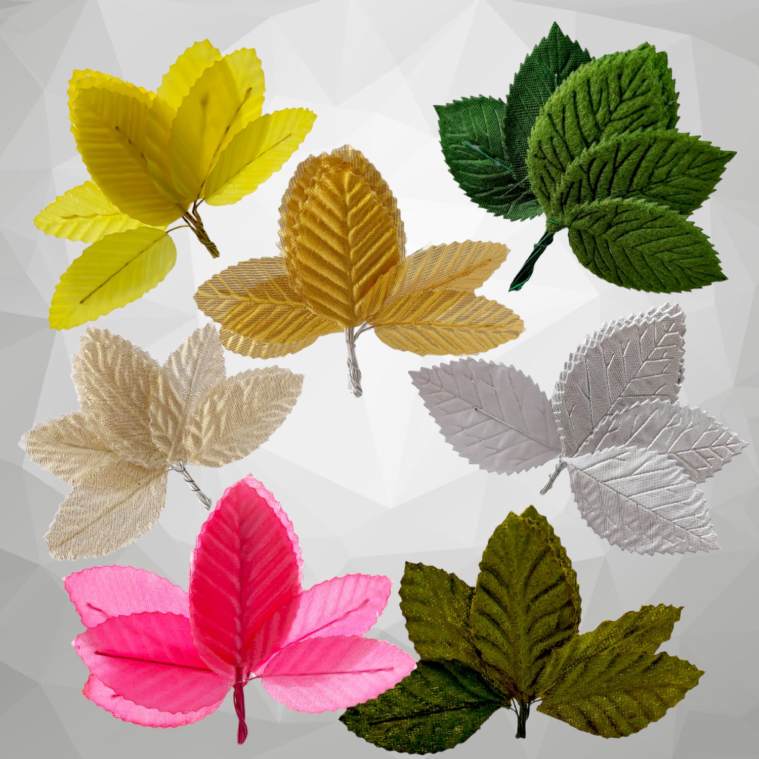 Premium Fabric Leaves for Crafts & Decor by Indian Petals - Lush & Lifelike 🍃 #CraftLeaves