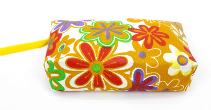 Indian Petals Imported Durable Canvas Printed multi purpose utility Small size Bag with Side Handle for all occasions for the girls and ladies - Indian Petals