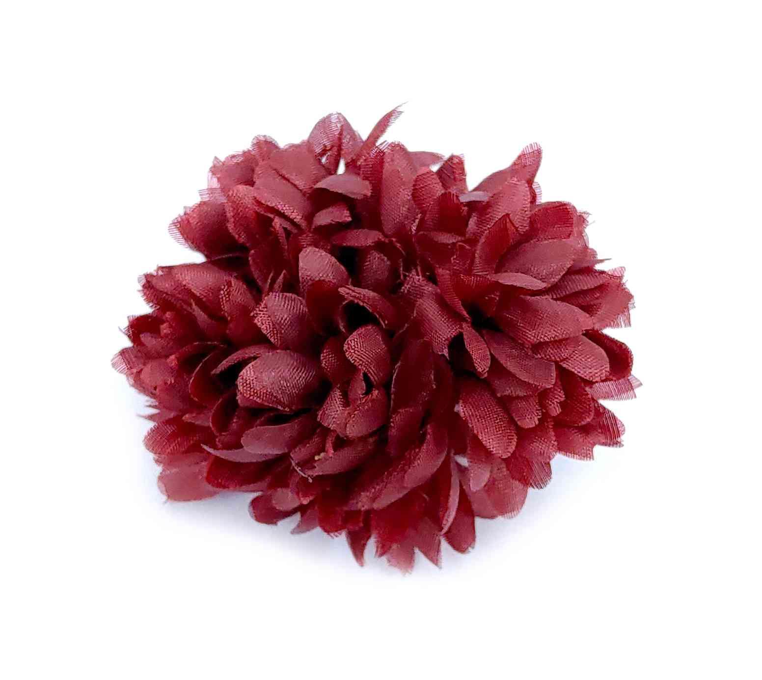Beautiful Fabric Flowers for DIY Craft, Trouseau Packing or Decoration (Bunch of 12) - Design 20 - Indian Petals