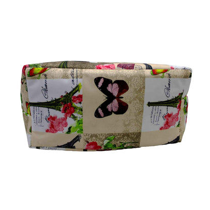 Stylish Printed multi purpose Sholder Bag with handles for all occasions for the girls and ladies - Indian Petals