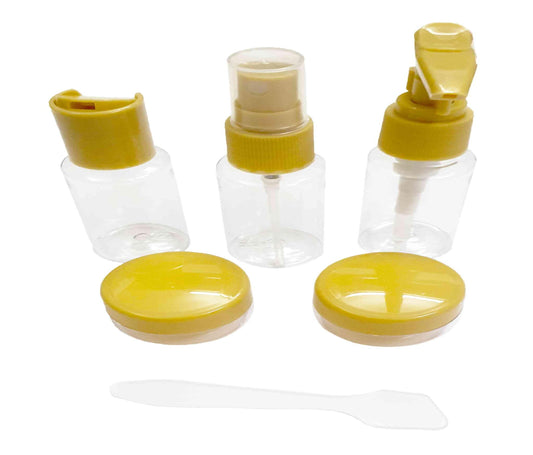 Indian Petals Vijam Com Travelling Set (Set of 3 Bottle, 2 Mini Case, 1 Applier) - Indian Petals