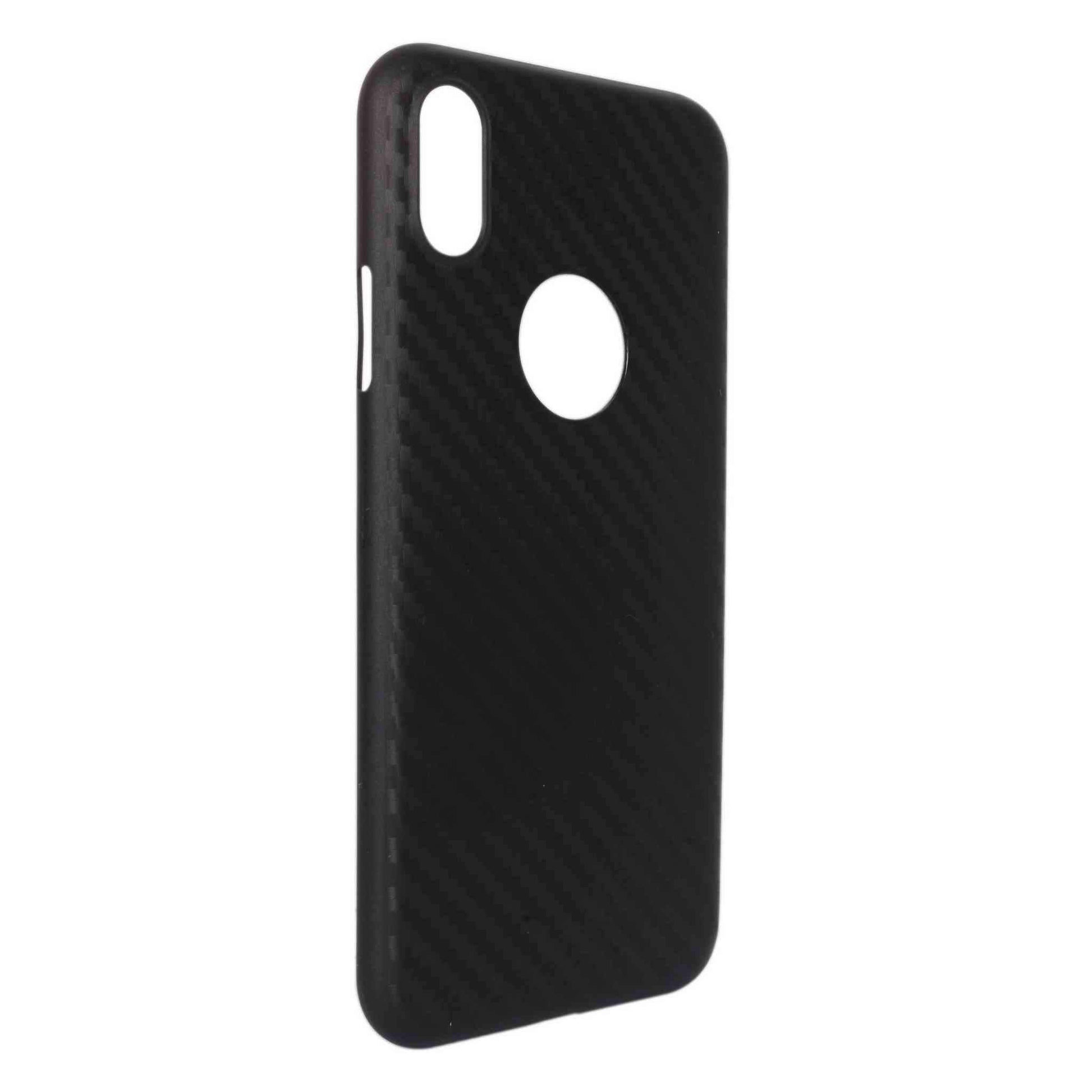 Indian Petals Polycarbonate 3D Pattern Protective Mobile Back Case Cover for Apple iPhone X, Black - Indian Petals