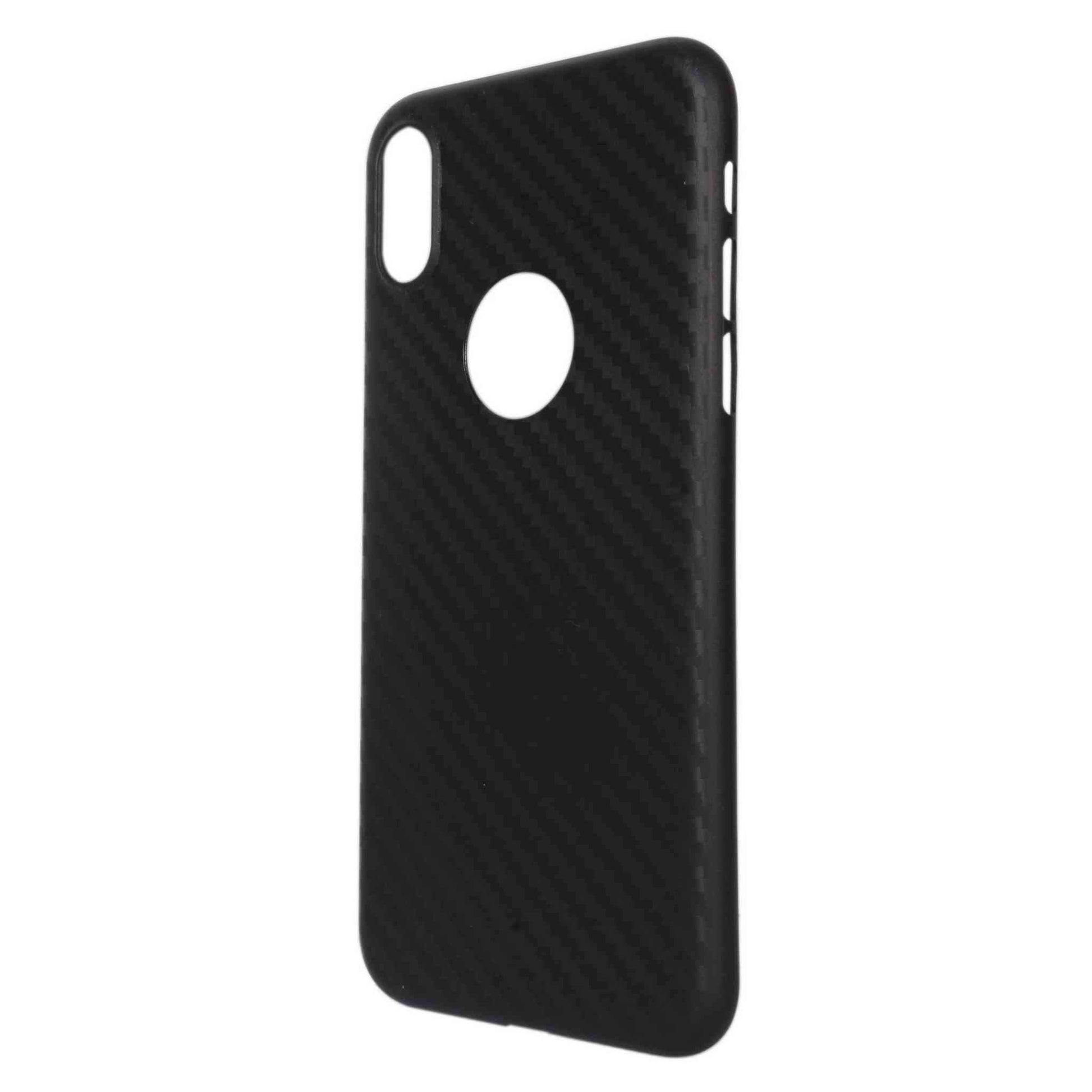 Indian Petals Polycarbonate 3D Pattern Protective Mobile Back Case Cover for Apple iPhone X, Black - Indian Petals
