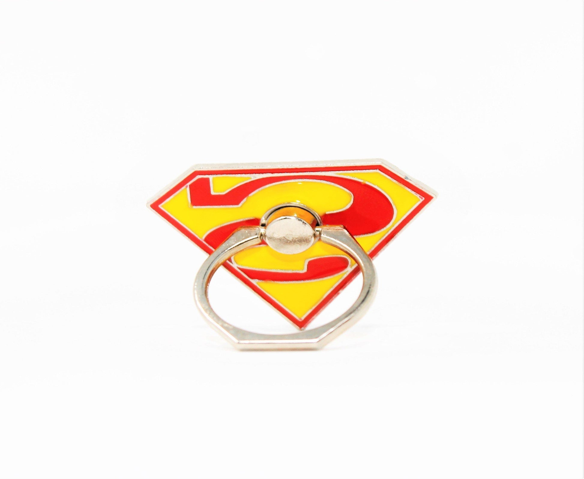 Indian Petals SuperMan Multi purpose Metal Mobile Holder Ring Stand for Mobile Phones and Tablets - Indian Petals