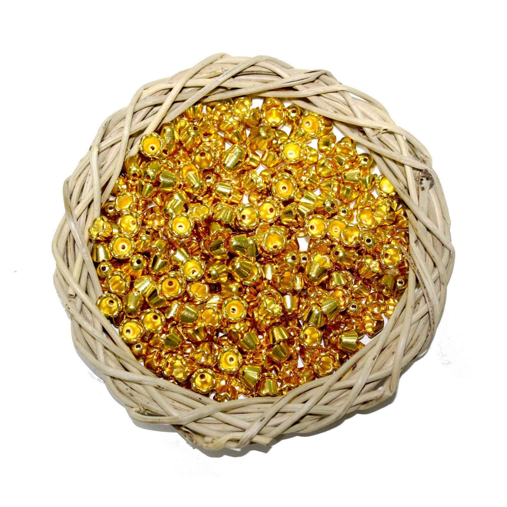 Indian Petals Premium quality Cap Bead for DIY Craft, Trousseau Packing or Decoration, Small - Indian Petals