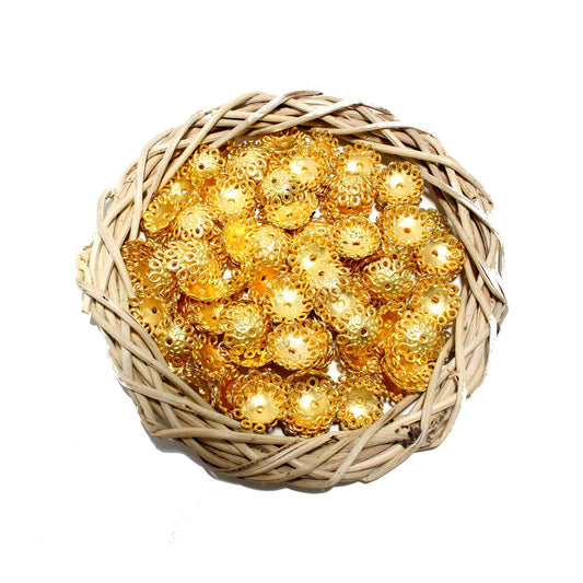 Indian Petals Premium quality wide Cap Bead for DIY Craft, Trousseau Packing or Decoration - Design 659 - Indian Petals