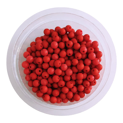 Indian Petals Colored Plastic Round Shaped Beads Ideal for Jewelry designing, Gift, Arts and Craft Making or Decor