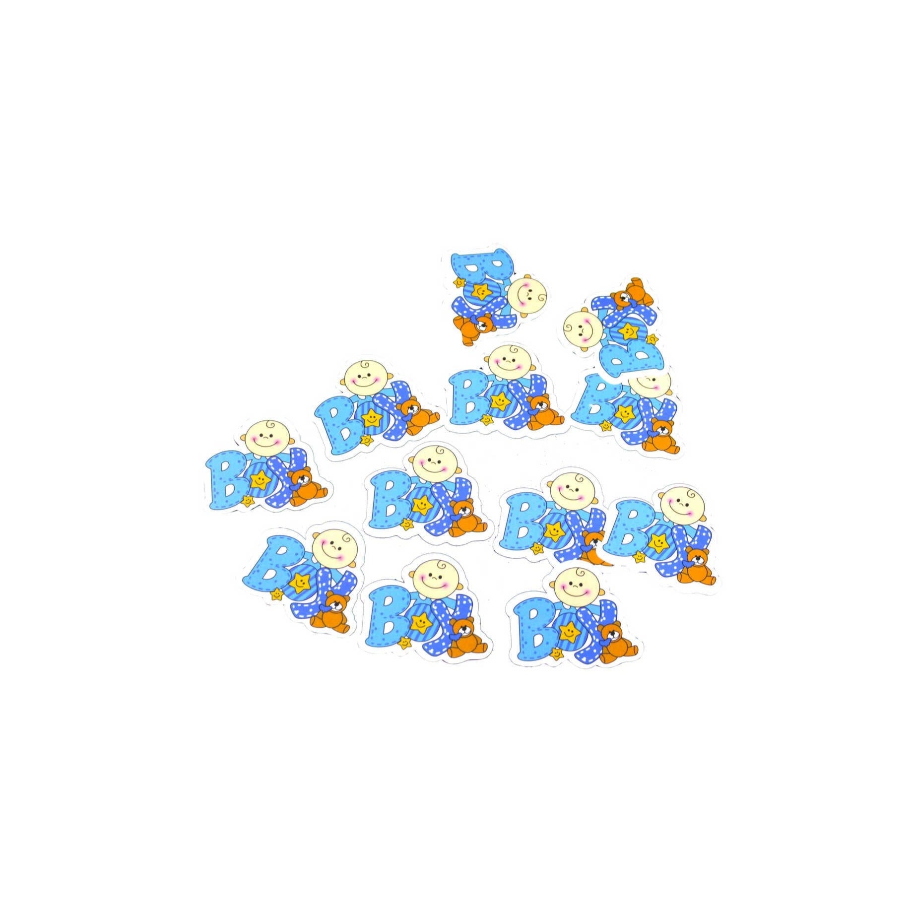 Indian Petals Little Kids Party Hard Cut out Motif for Craft or Decoration - 483, Blue