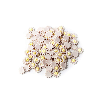Indian Petals Flat Base 3D Floral Cabochons for Craft Packing or Decoration - 11587, Lavender