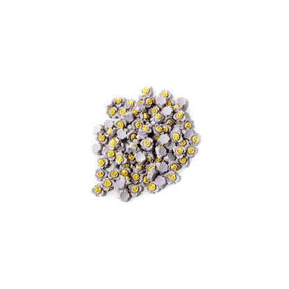 Indian Petals Light-weight Resin Ceramic Paan Flower Motif for Craft Trousseau Packing Decoration - 11588, Light Purple