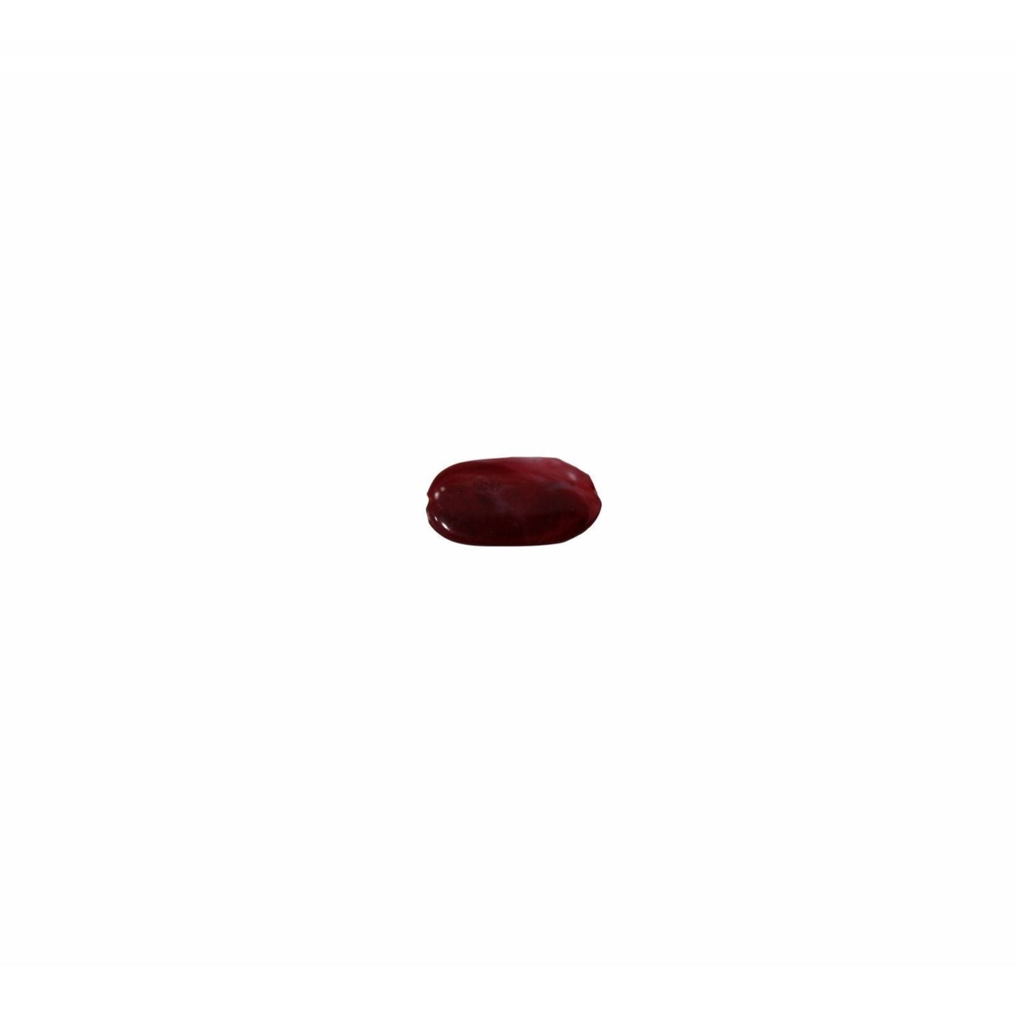 Indian Petals Fluid Red Resin Tablet Cabochons Motif for Craft or Decoration - 12470, Dark Red