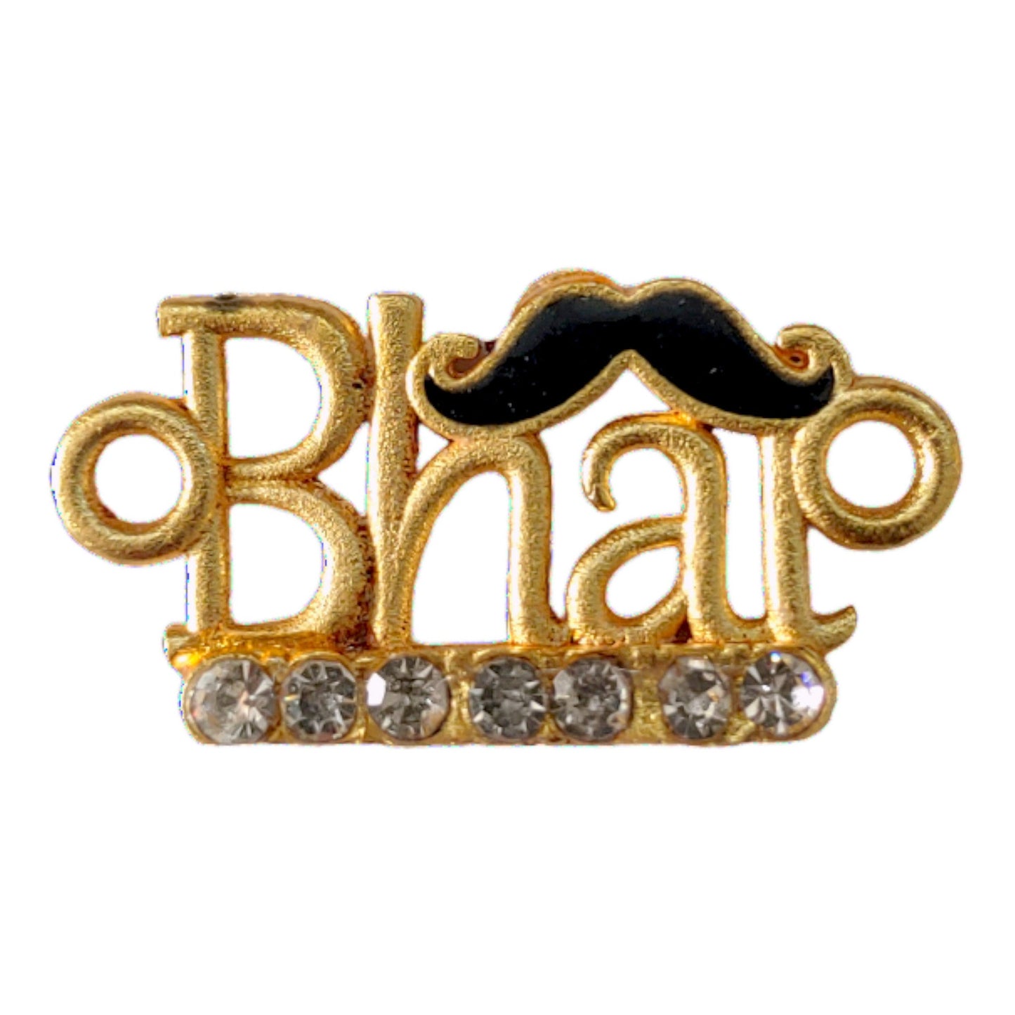 Indian Petals Bhai Style Metal Mazak Motif for Rakhi, Jewelry designing and Craft Making or Decor