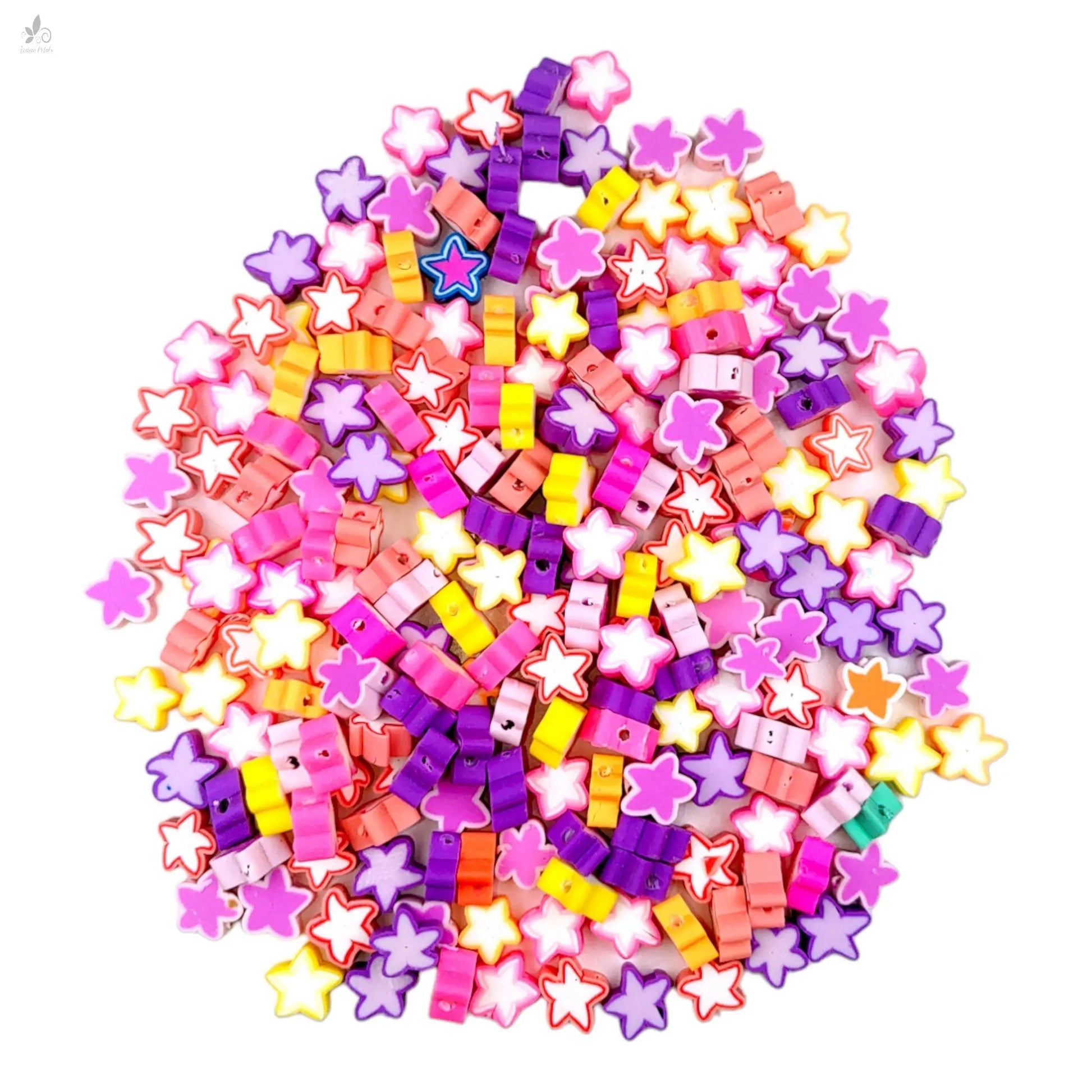 Colorefull Star's Shape Soft Resin Motif For Crafting or Decoration - 13538