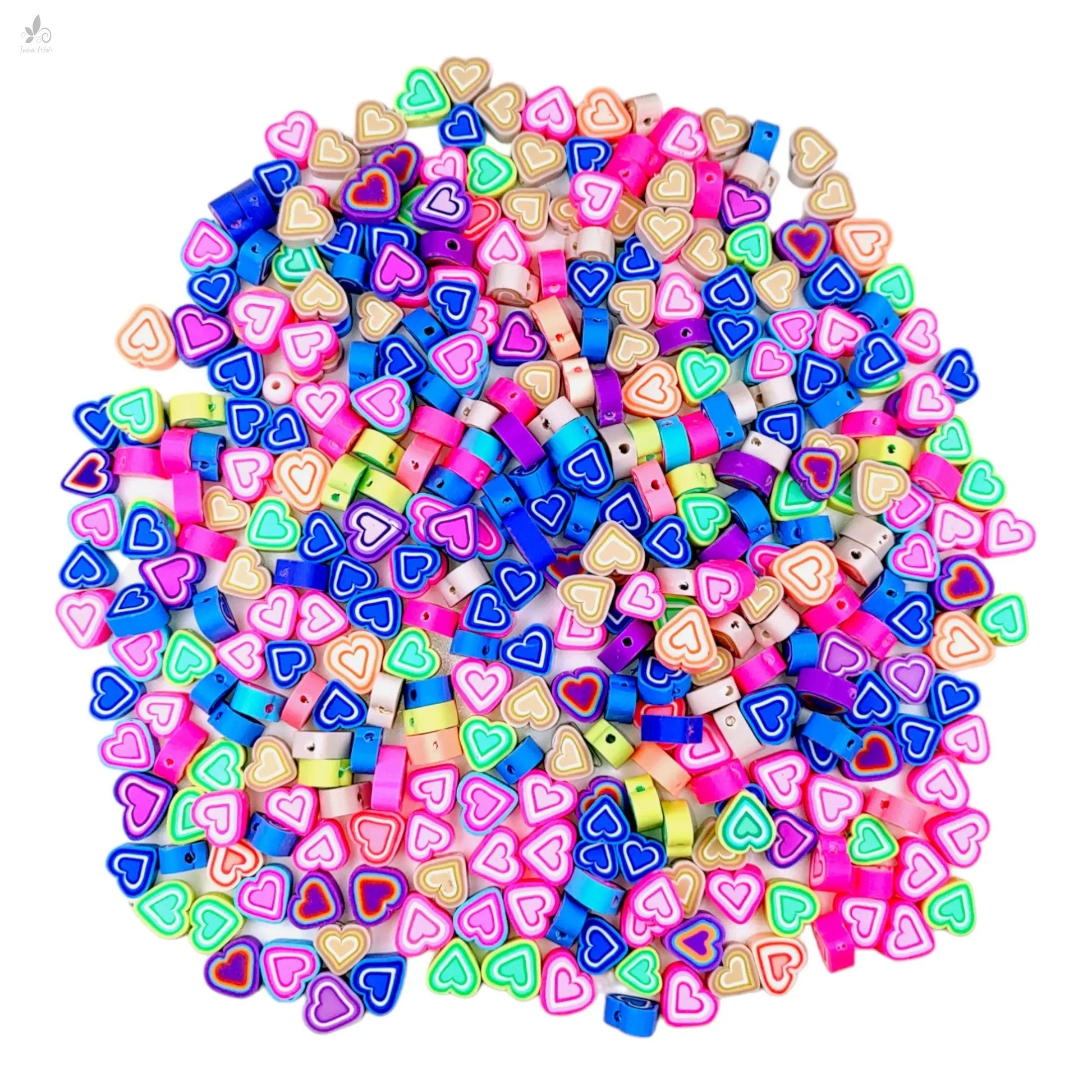 Double Heart Soft Resin Motif For Crafting or Decoration - 13540
