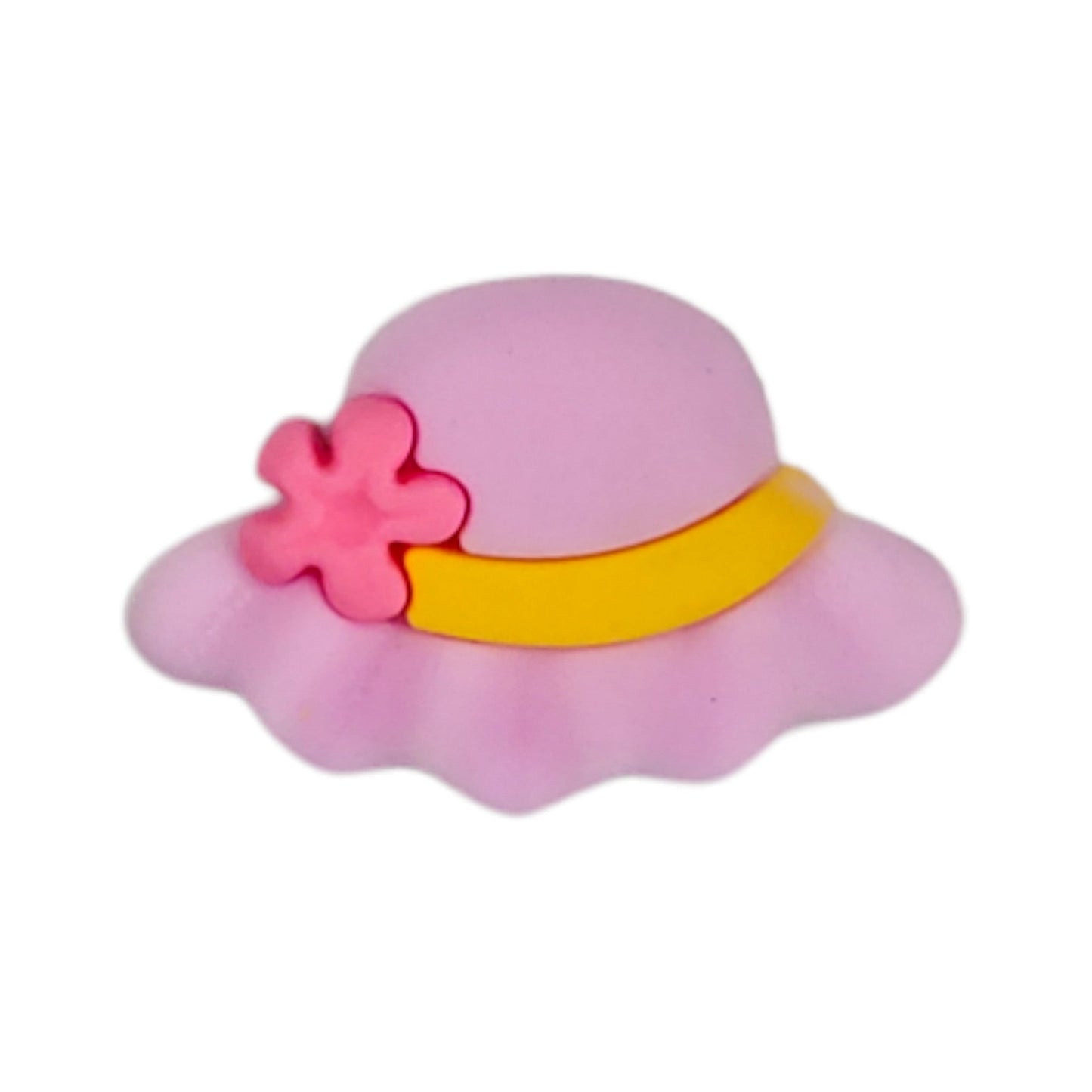 Hat Shape Soft Silicon Resin Motif for Craft or Decoration, 60 Pcs, Mix - 13545