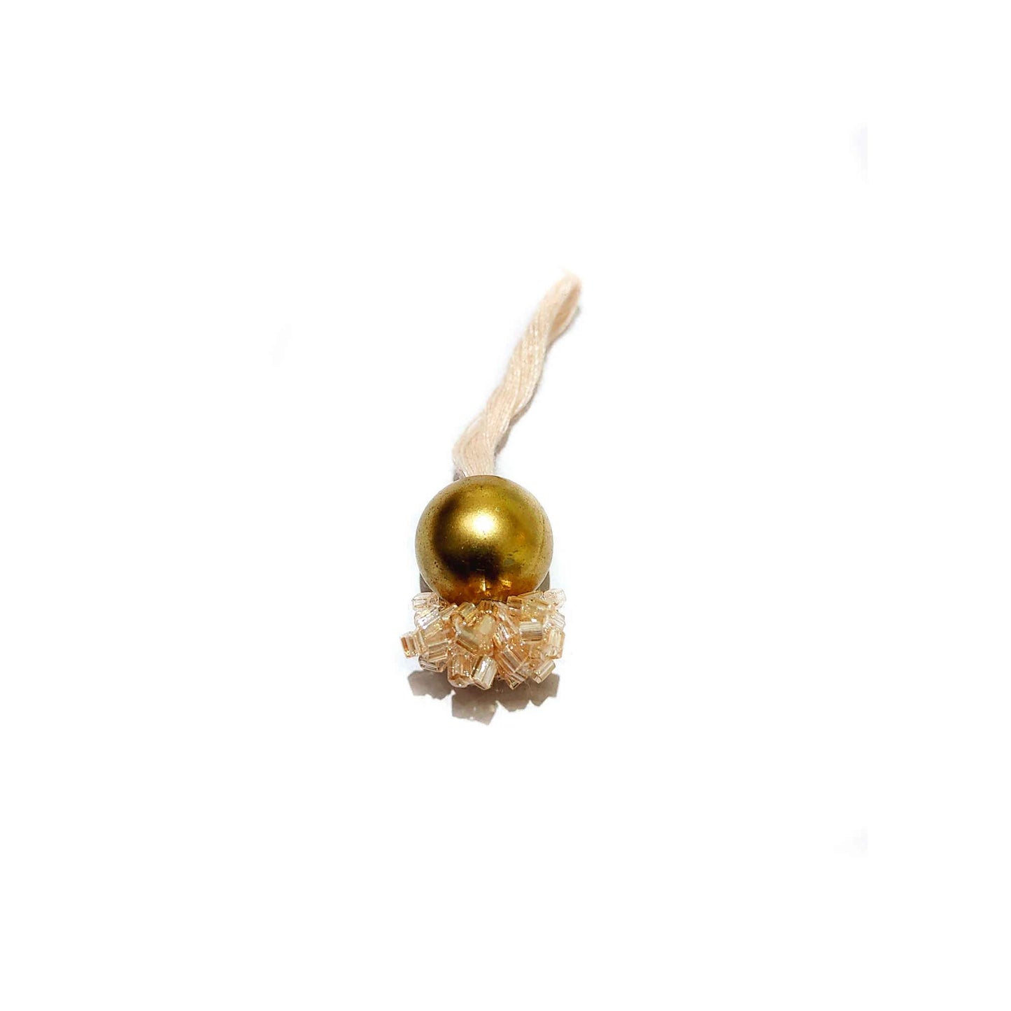 Indian Petals Handmade DIY Craft, Jewelry Cheed Fringe Tassel with Bead Ball - Design 806