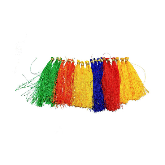 Indian Petals Handmade Long Thread Fringe Tassel for Craft, Jewelry or Dressing - Design 860