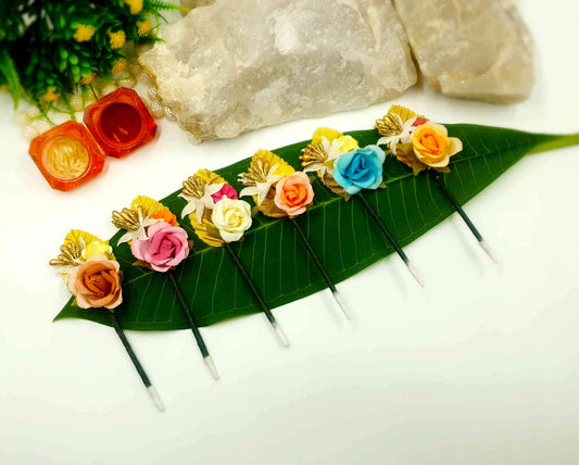 Indian Petals Beautiful Handmade Elegant Floral Leaf Tilak Stick