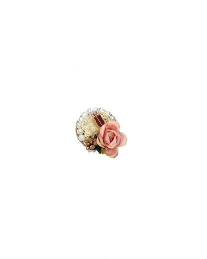 Indian Petals - Designer Beautiful Handcrafted Premium Floral Mini Roli Chawal Platter