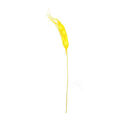 Beautiful Bud Sticks for DIY Craft, Trouseau Packing or Decoration (Bunch of 12) - Design 56, Yellow - Indian Petals