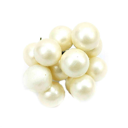 Mettalic finish Pearl Stick for DIY Craft, Trouseau Packing or Decoration (Bunch of 12) - Design 116, Ivory - Indian Petals