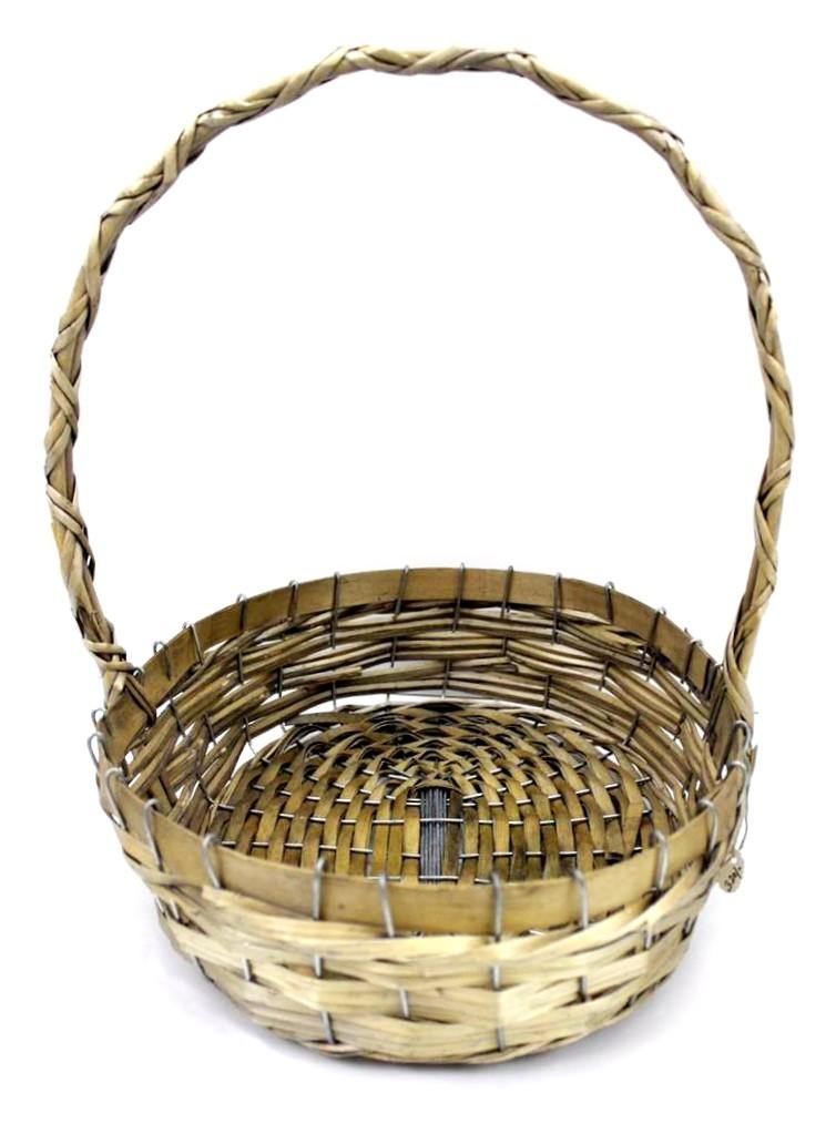 Braided Ethnic Fancy Gift Wedding Gifts or Hamper Packing Basket with carry Handle