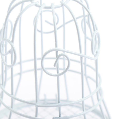 Beautiful Metal Cage for DIY Craft or Decoration, Tea Light Holder Lamp Cage - Indian Petals